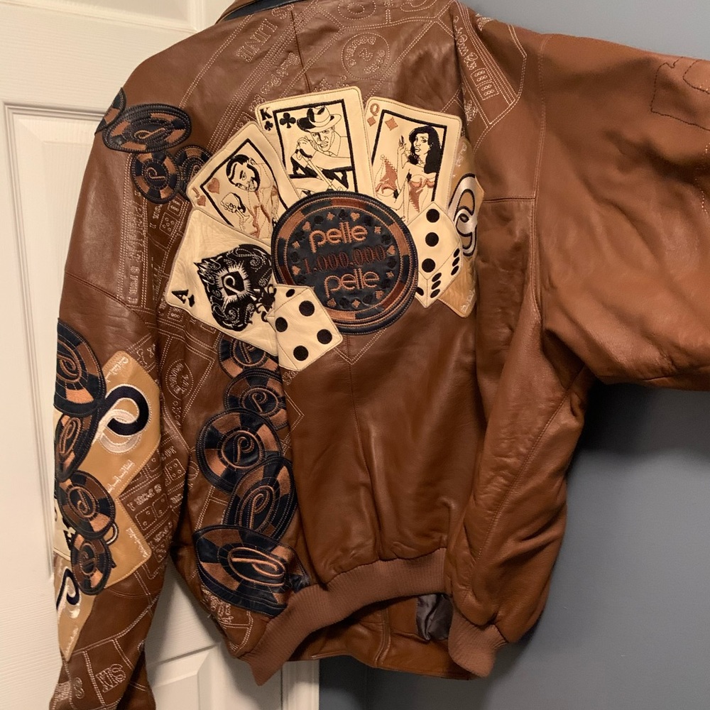 Pellepelle Brown Leather Coat